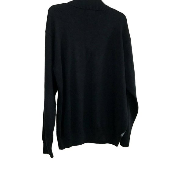 VTG Tosani Knit 1/4 Zip Argyle Sweater Large - Picture 6 of 7